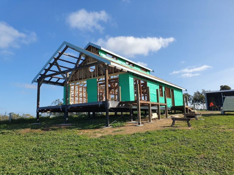 Shearing shed build 