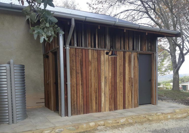 The Gardeners' Amenities Block. 